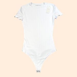 Abercrombie Fitch White Bodysuit Tee